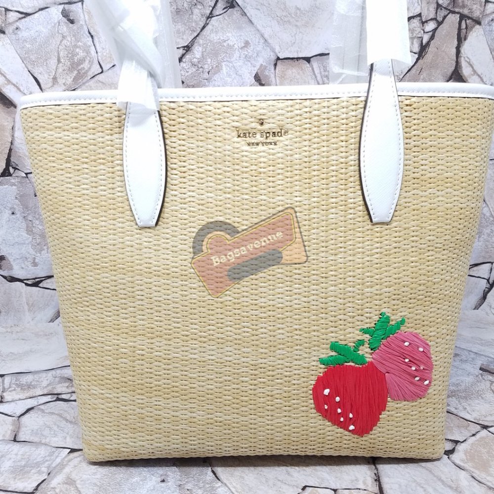 Small Tote Picnic In The Park Natural Kate Spade With Wristlet Beige - Picture 6 of 16